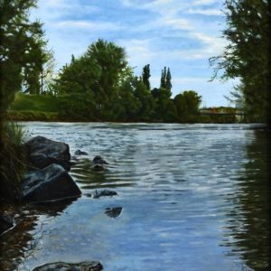 Rhine – Ρίνος …Oil on canvas – 44X33