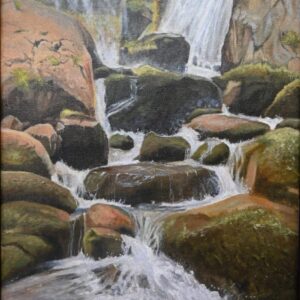 Ποτάμι – River …Oil on canvas 44 x 33 – Sold on private collector