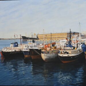 Silent Harbour – Oil on canvas 110 x 90
