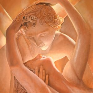 Cupid and Psyche - Oil on canvas - 50 X 40
